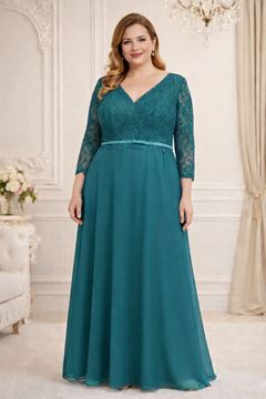 Picture of CURVY GIRL EVENING DRESS